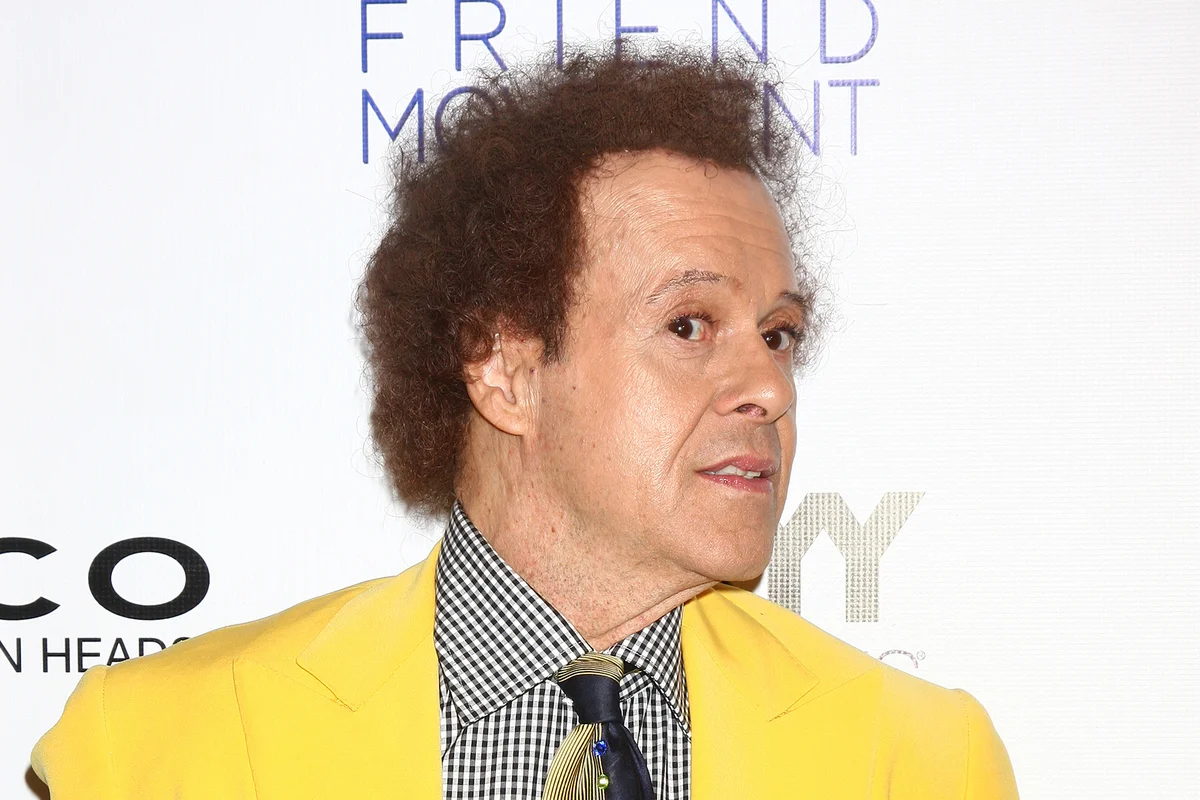 Richard Simmons arrives at the Friend Movement Anti-Bullying Benefit Concert