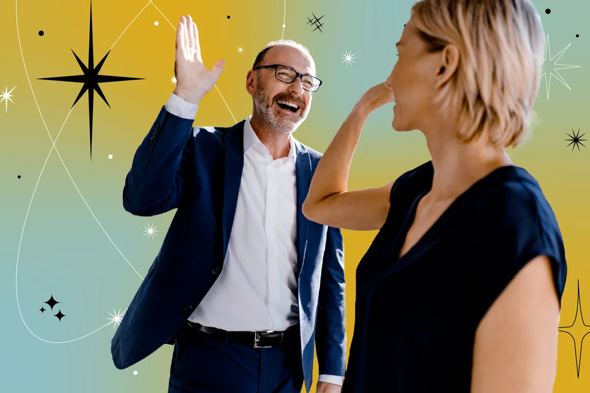 Energetic business person