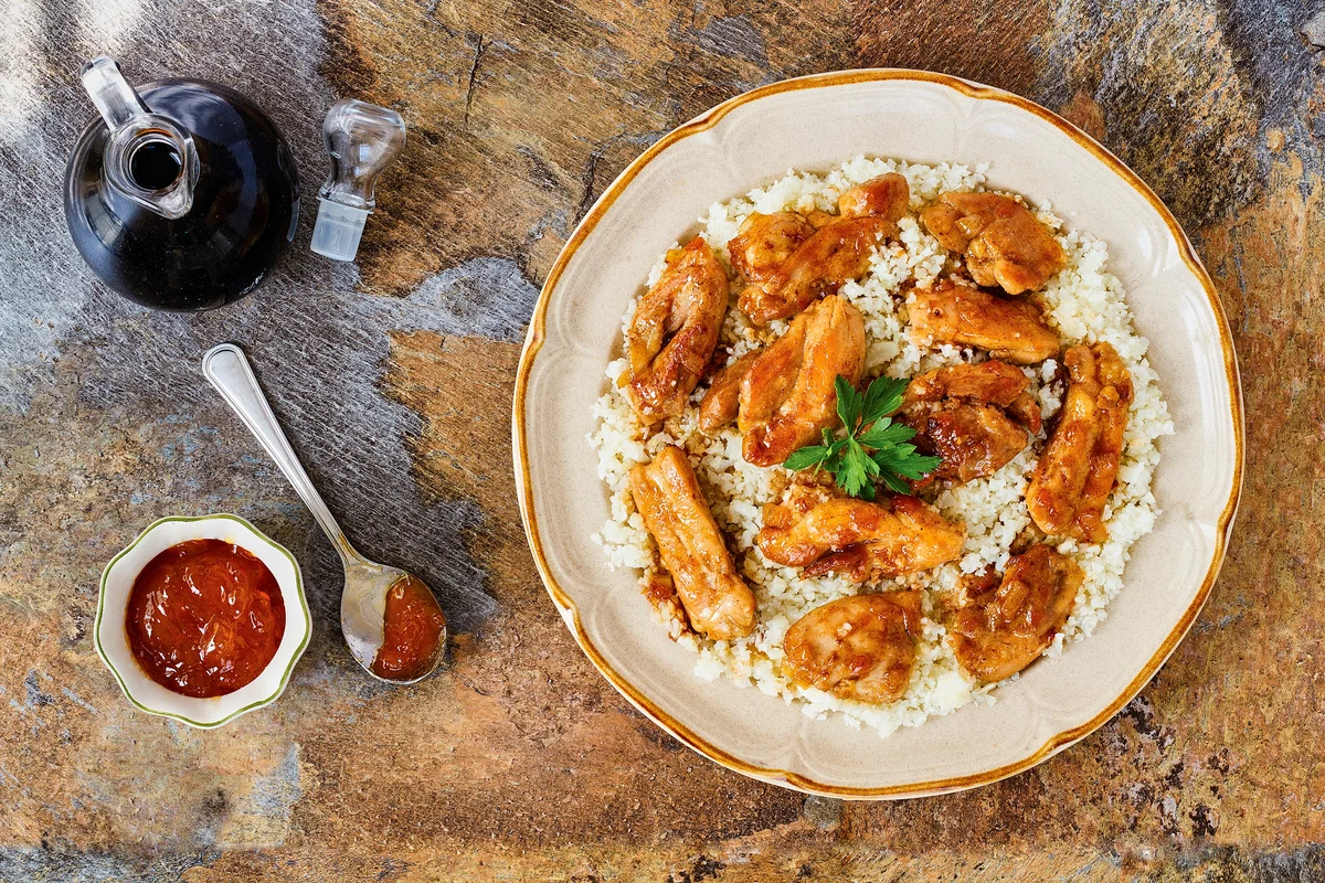 marmalade chicken with rice