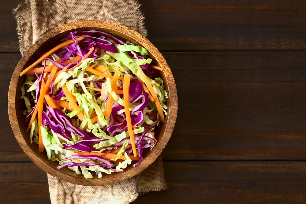 bowl of fresh slaw