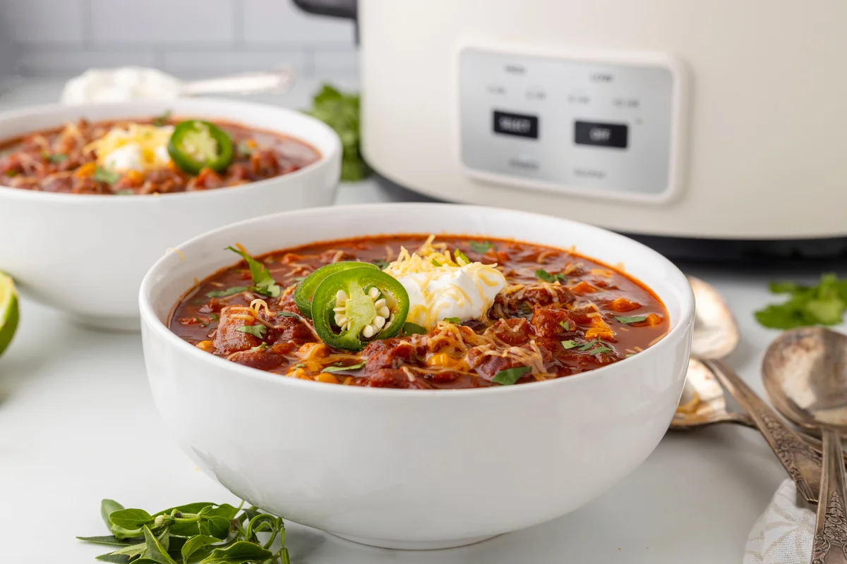 crock pot turkey chili