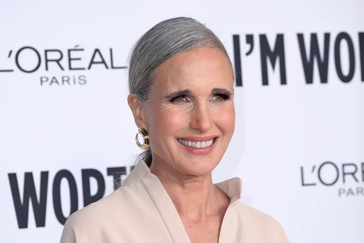 Andie MacDowell at the 19th Annual L'Oreal Paris Women of Worth Celebration