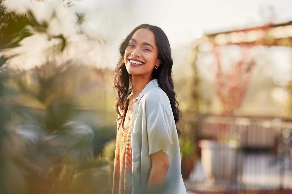 smiling woman
