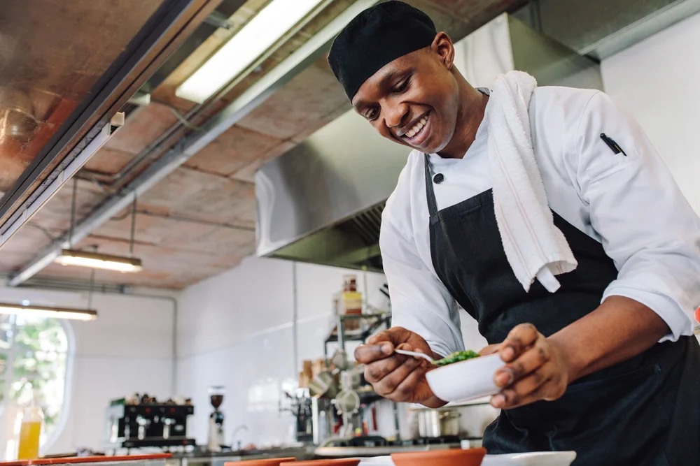 chef in the kitchen