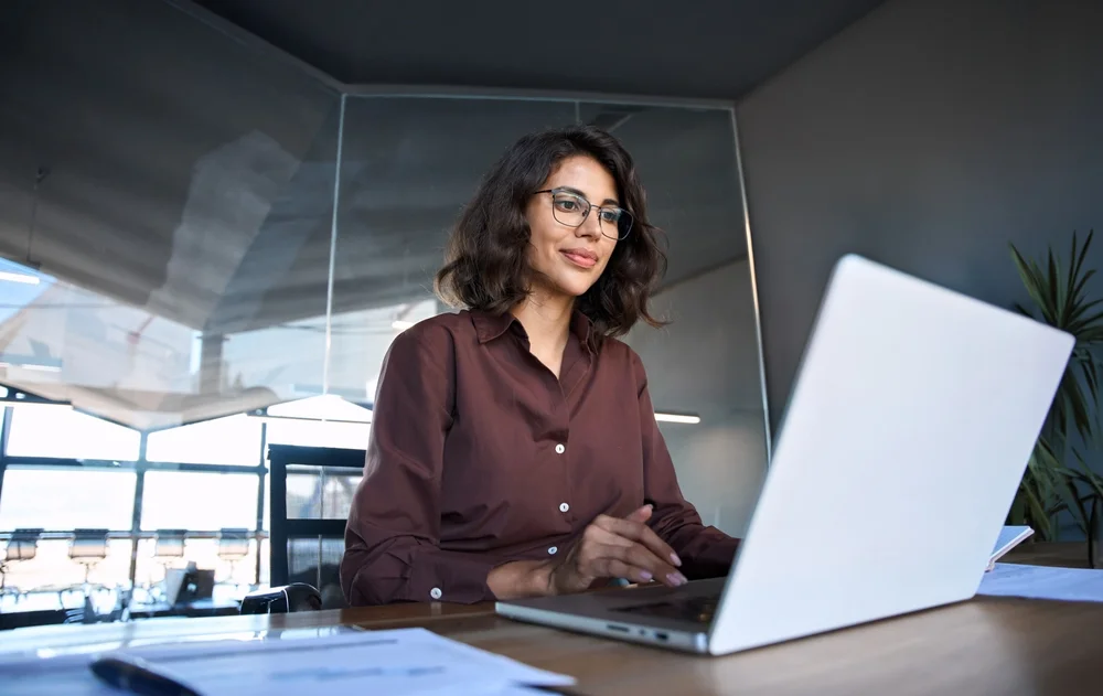 woman at work