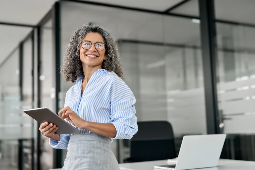 professional woman at the office