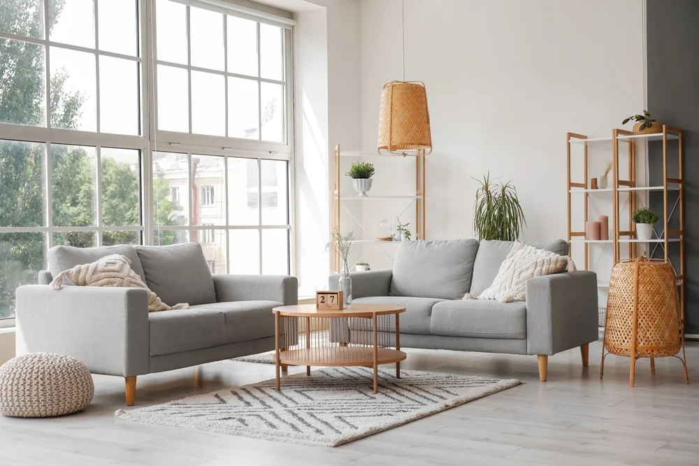 wicker accents