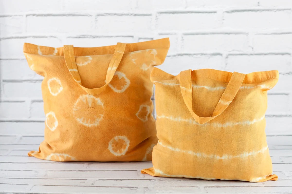 dyed tote bags