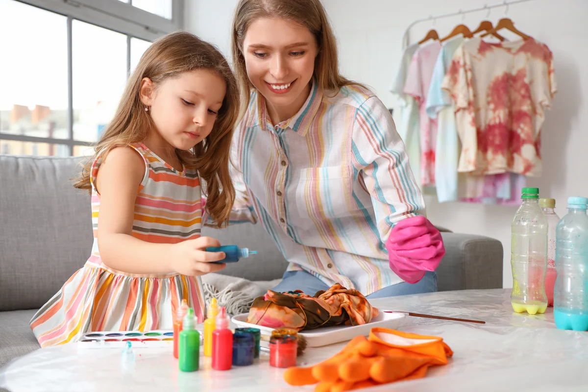 tie dye instead of eggs