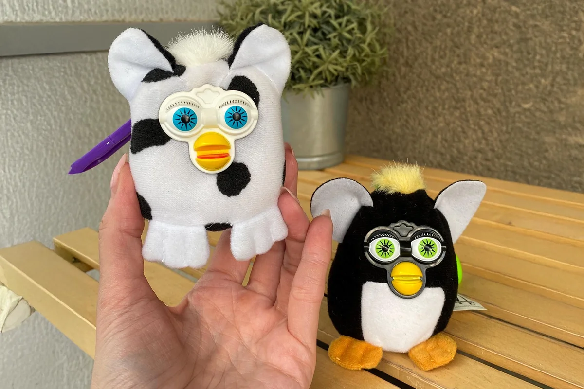 Vintage Furby plush keychains McDonald’s 2001