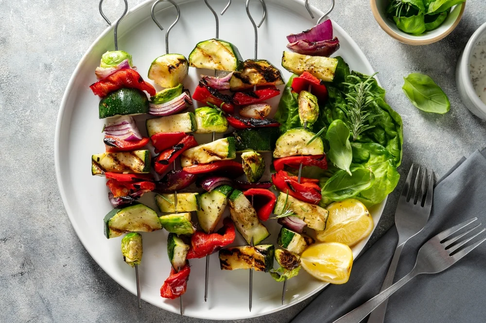 grilled vegetable skewers