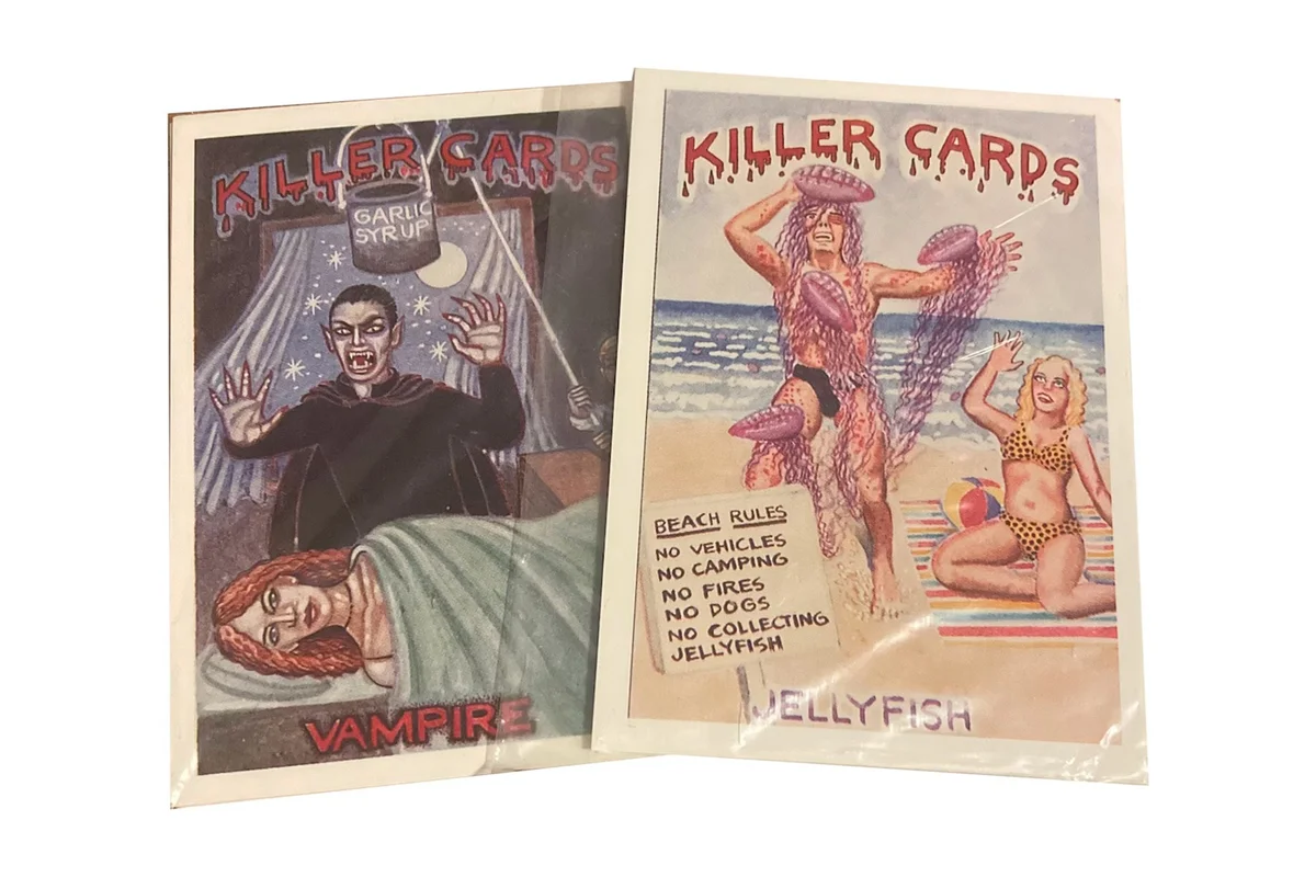 2 packs of Killer Cards Series 1