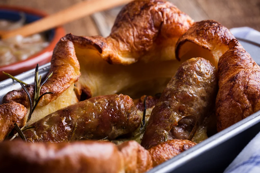 closeup of toad in the hole