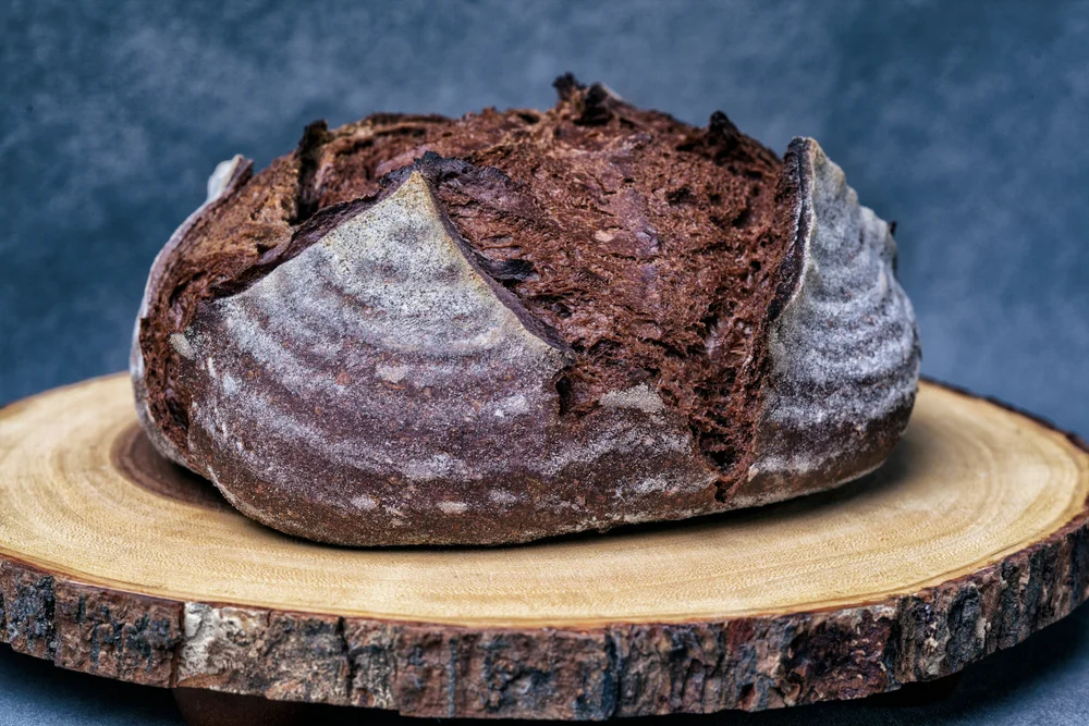 loaf of pumpernickel