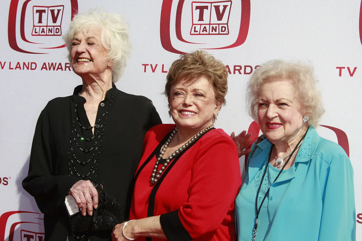 Bea Arthur, Rue McClanaghan and Betty White at the 6th annual TV Land Awards