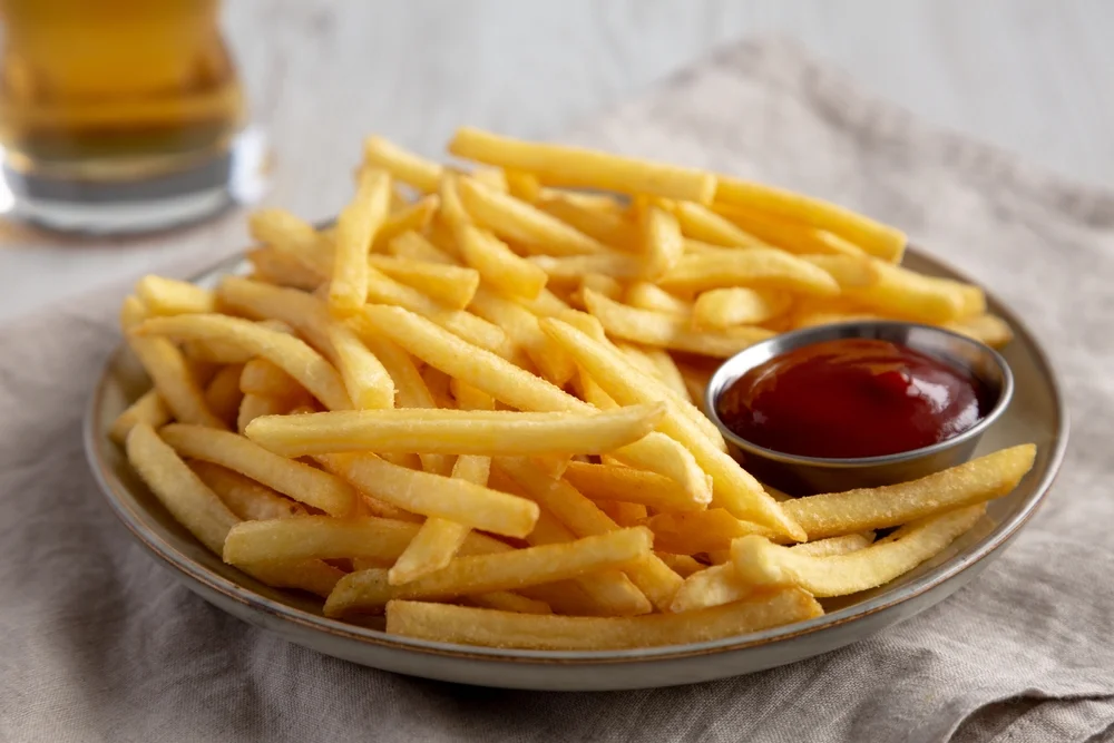 plate of french fries