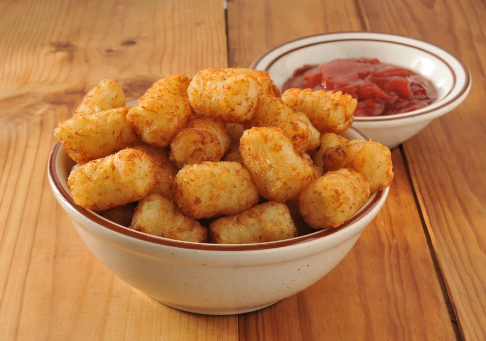 bowl of fried tater tots