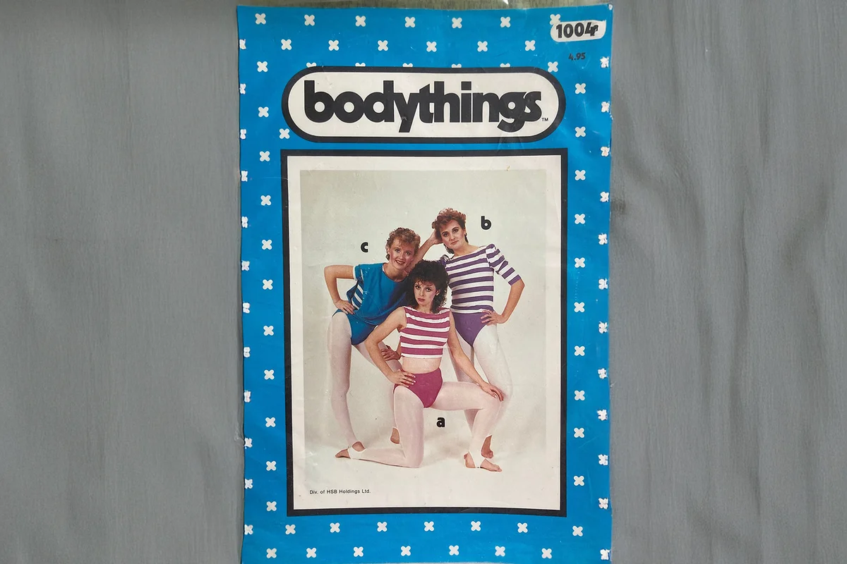 Vintage Sewing Pattern Retro 1980s Exercise Workout Aerobics Wear