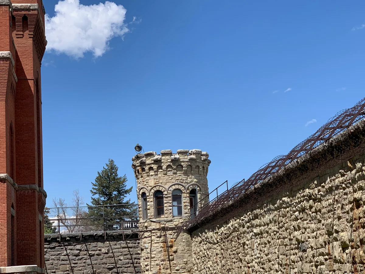 Old Montana State Prison guard tower
