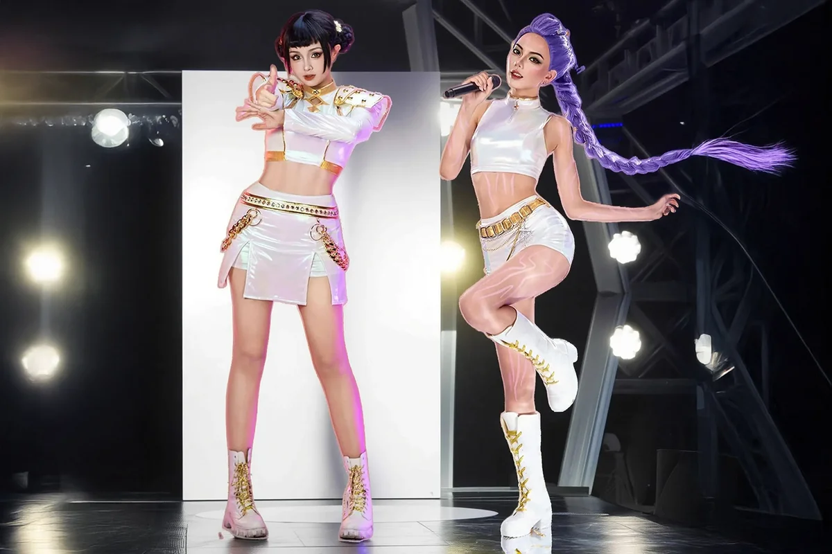 K-Pop: Demon Hunters Rumi Zoey Mira Stage Cosplay Costume