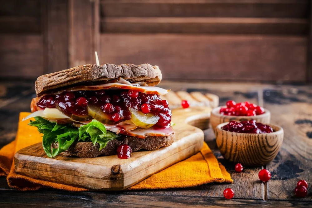 turkey and cranberry sandwich