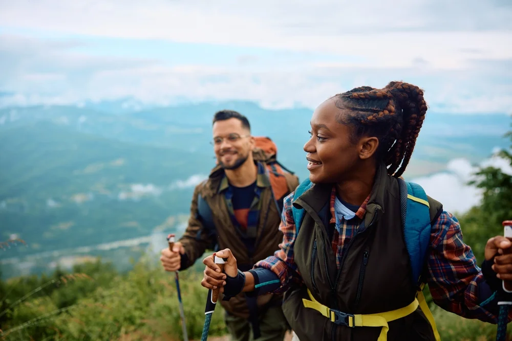 couple hiking