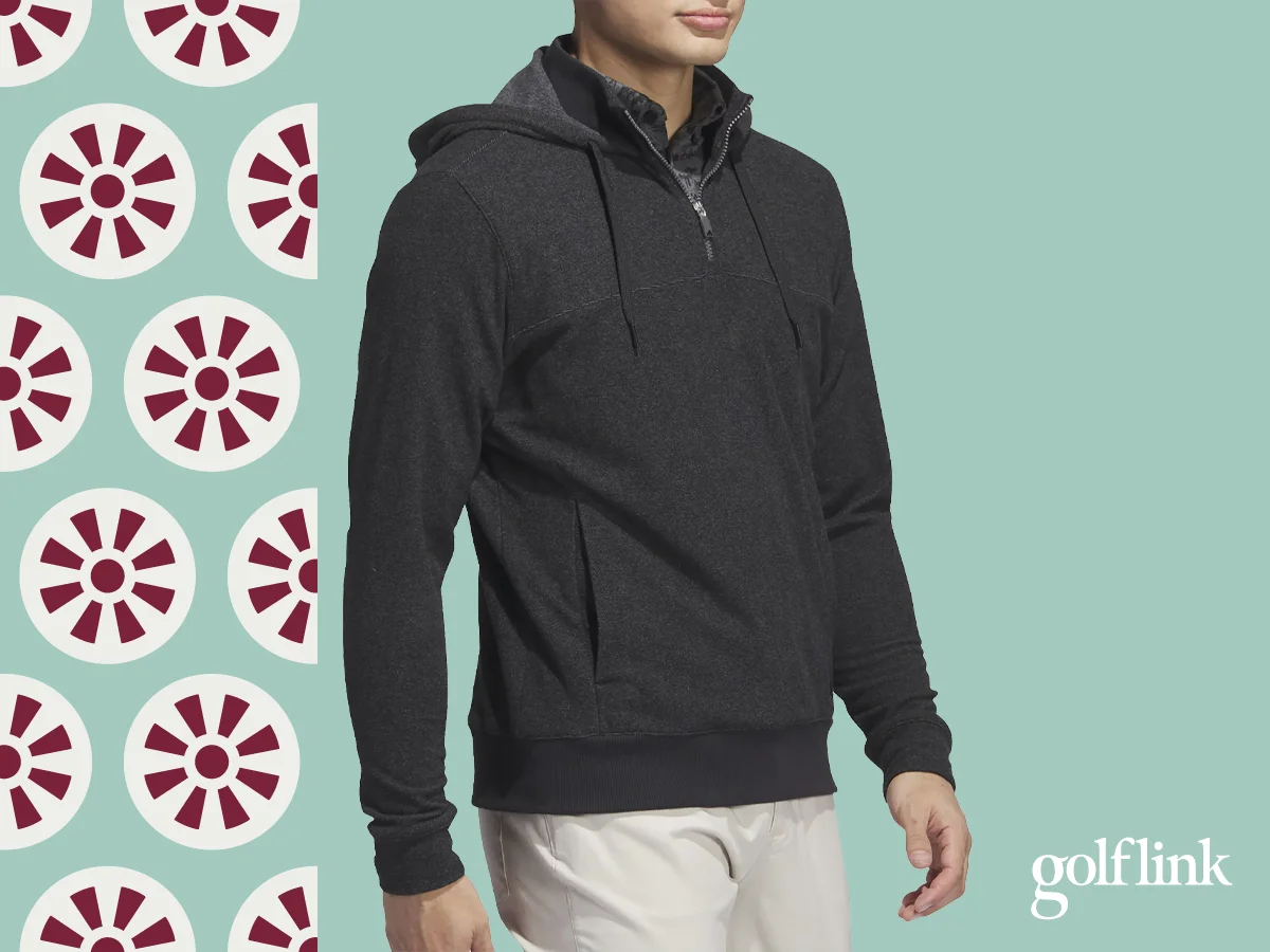 adidas Men's Go-To 1/4 Zip Golf Hoodie