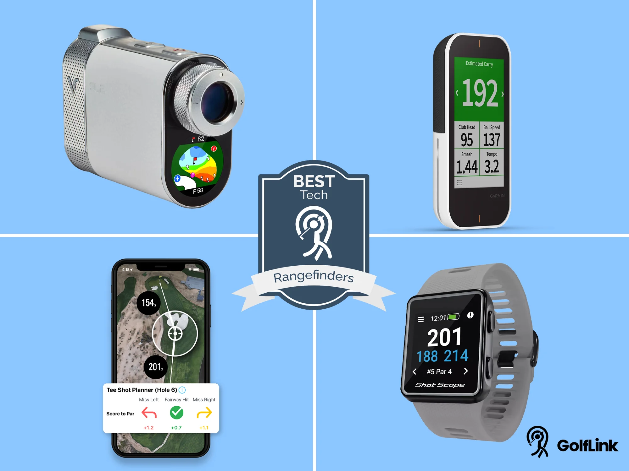 golf rangefinder and distance-measuring devices