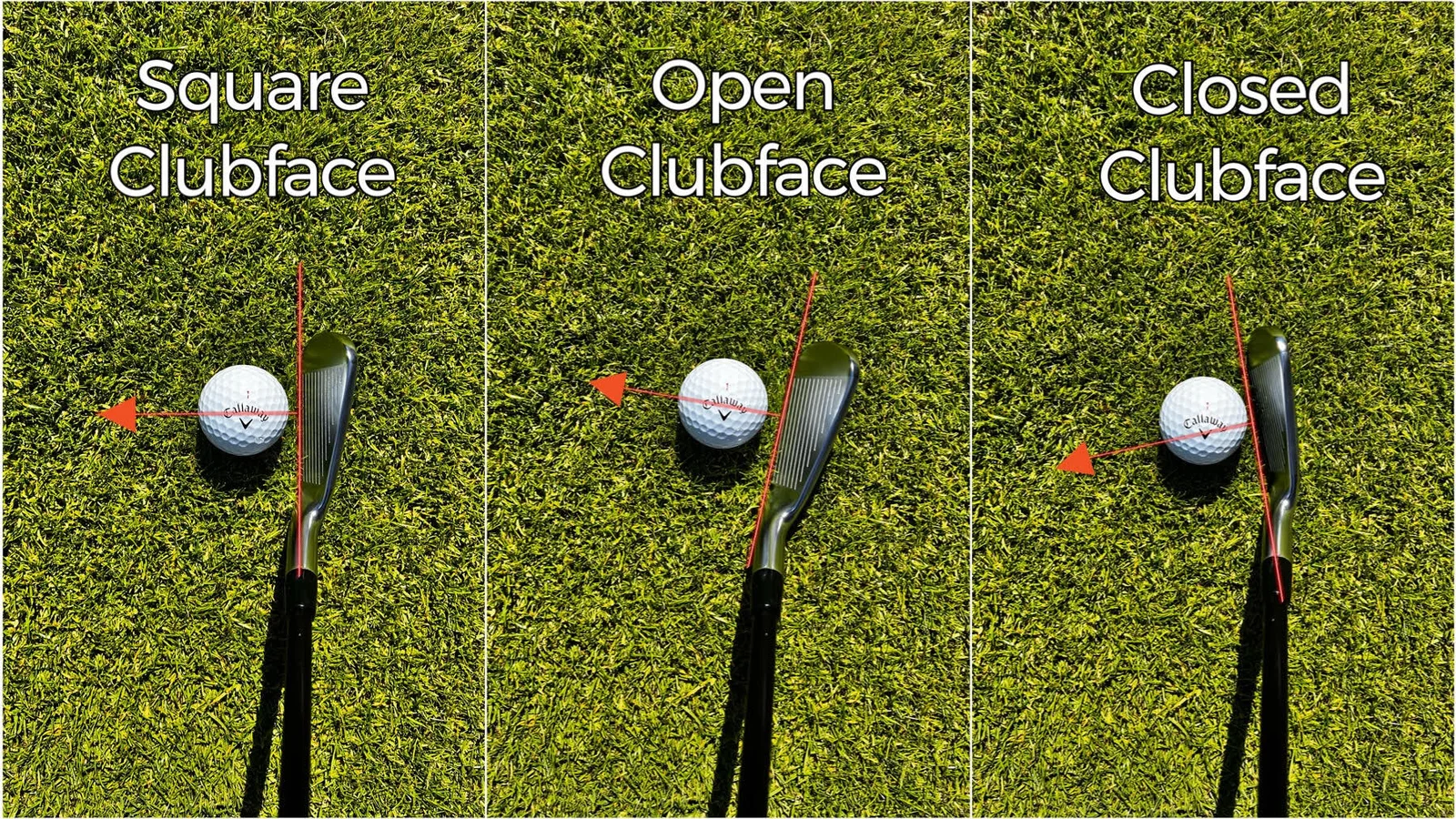 How club face angle causes blocked golf shots