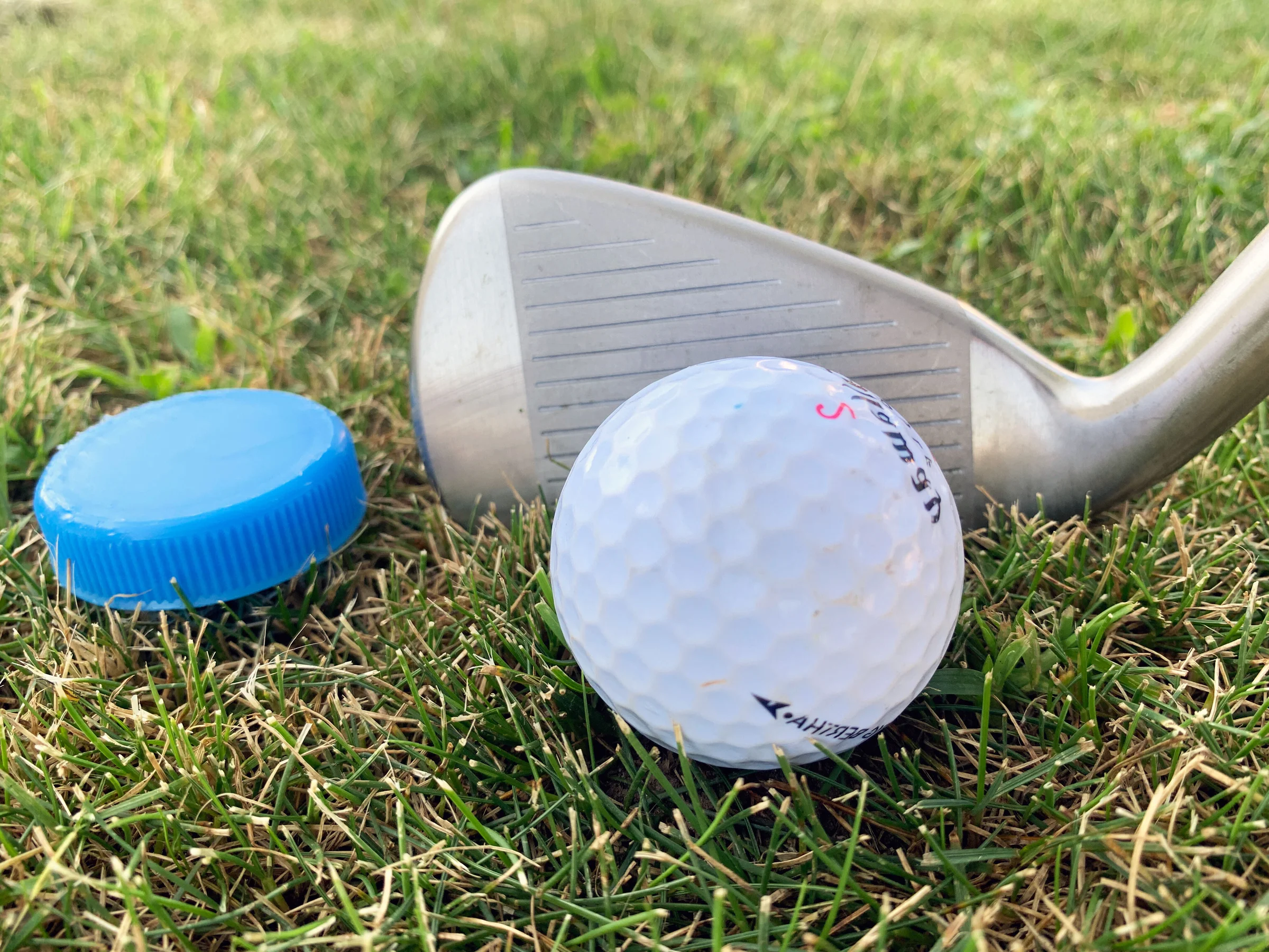 Use a bottle cap to train sweet spot strikes