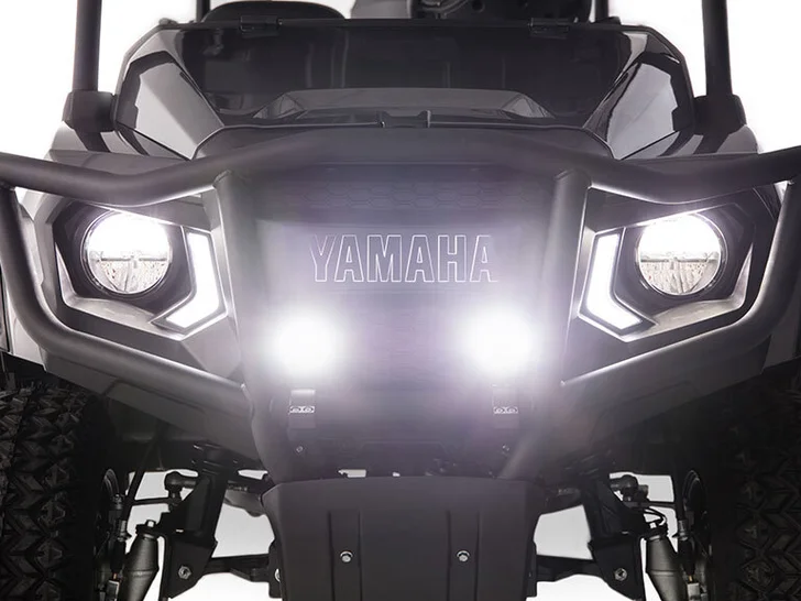 Golf cart with headlights