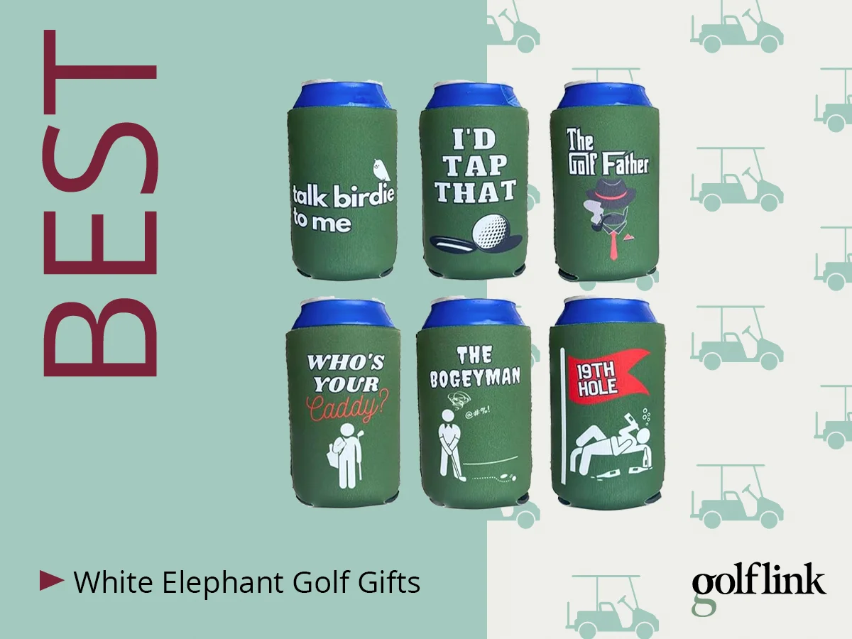 Six Pack Funny Golf-Themed Coozies