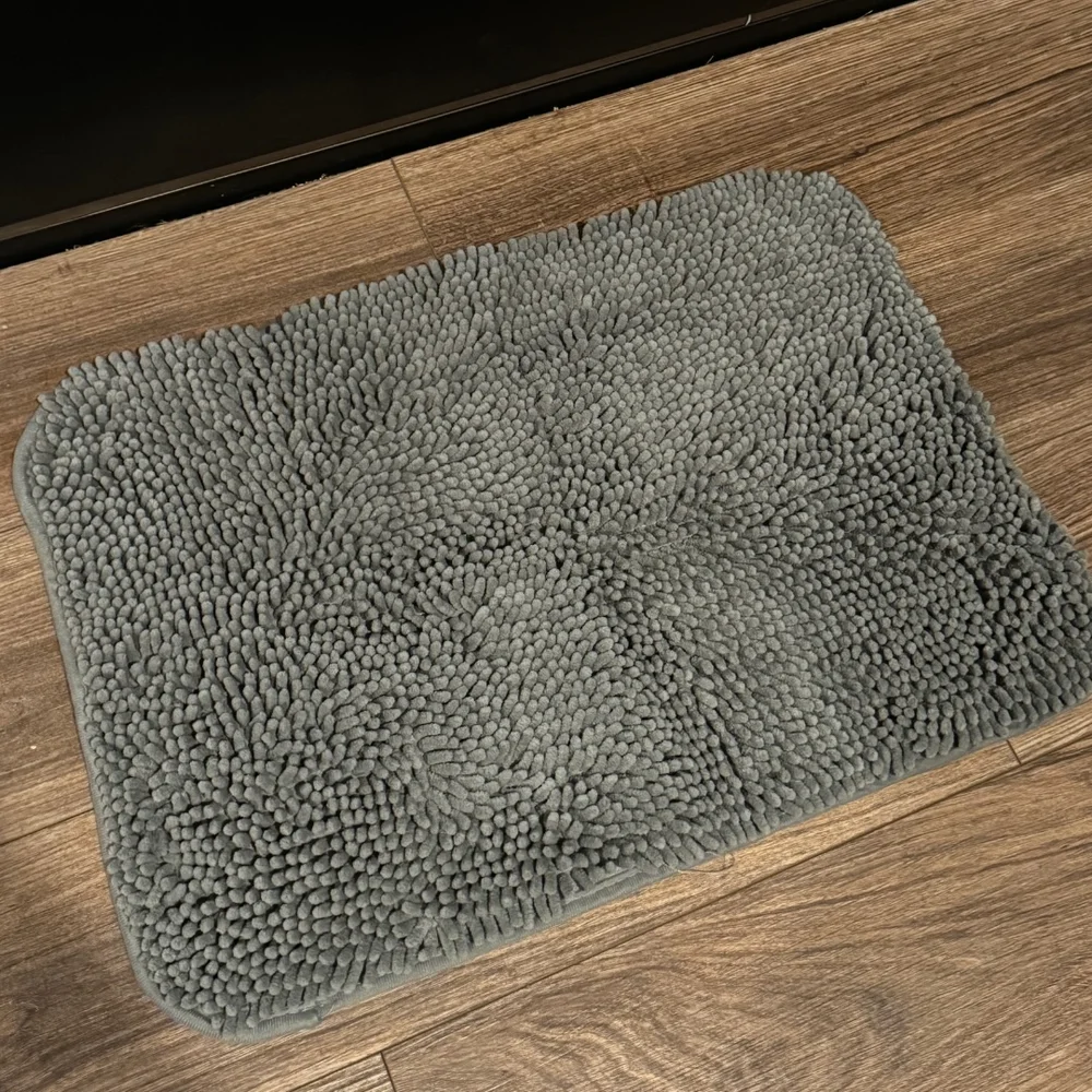 Grey door mat