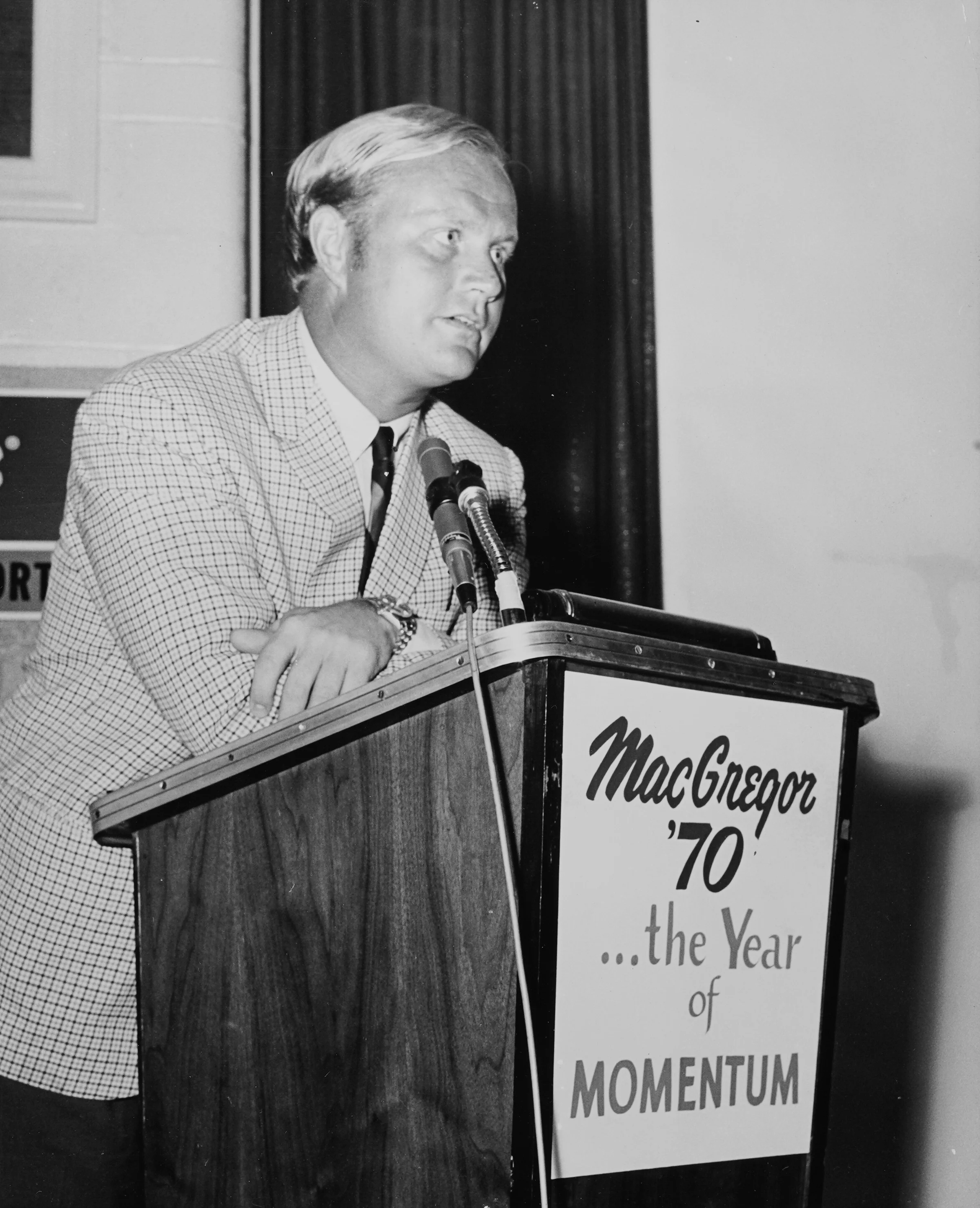 Jack Nicklaus speaks for MacGregor
