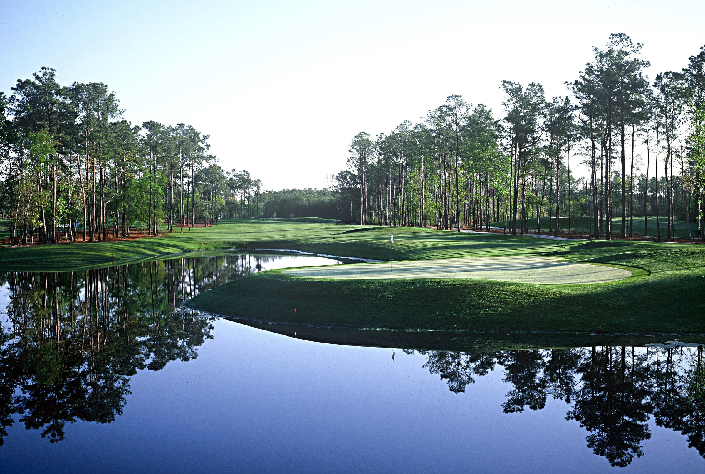 The 10th green at TPC Myrtle Beach