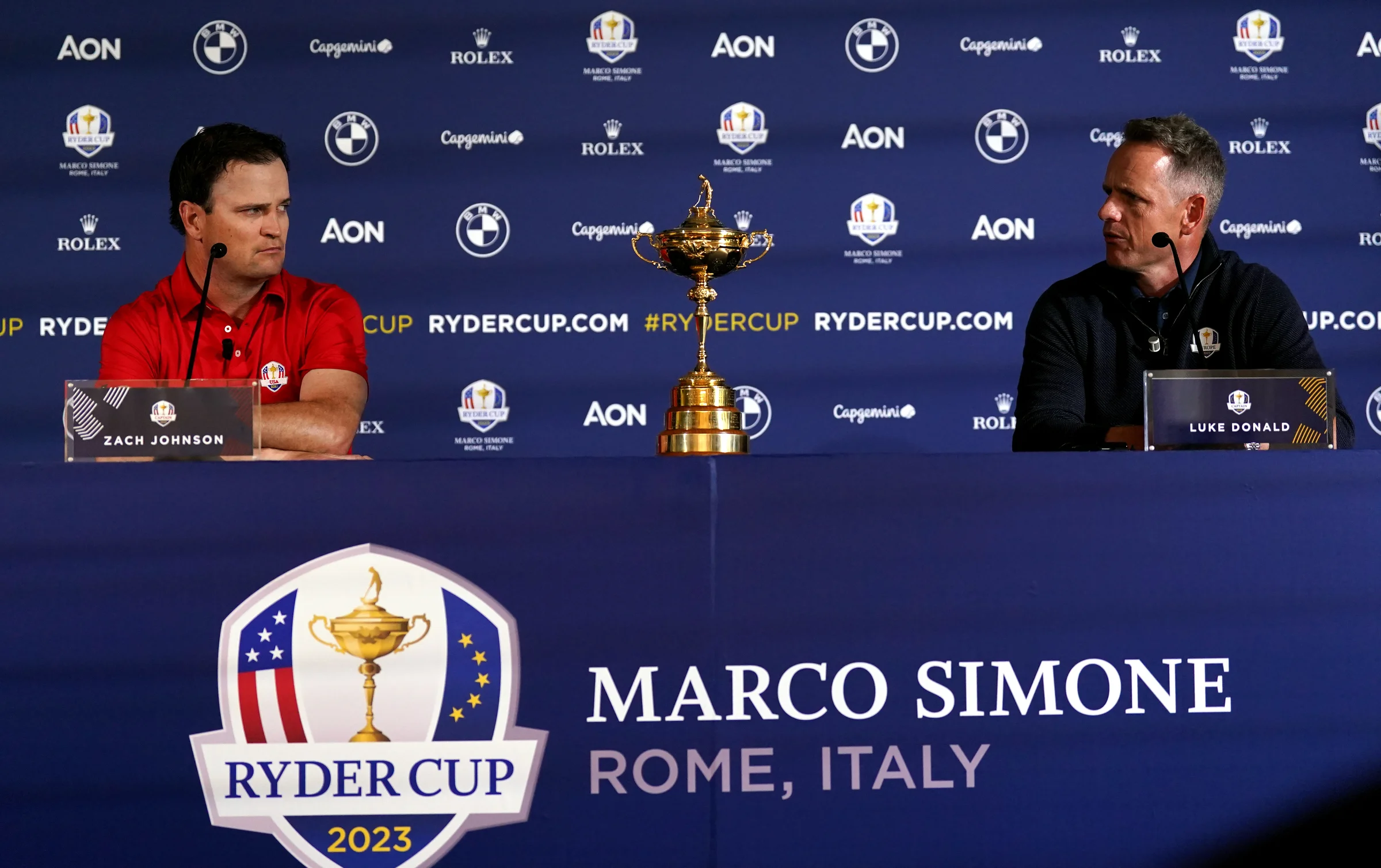 2023 Ryder Cup Captains Zach Johnson and Luke Donald