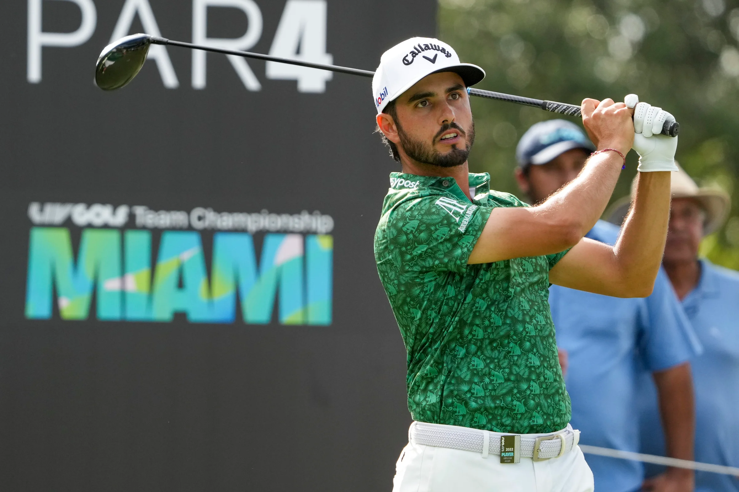 Abraham Ancer at LIV Golf Miami in October, 2022