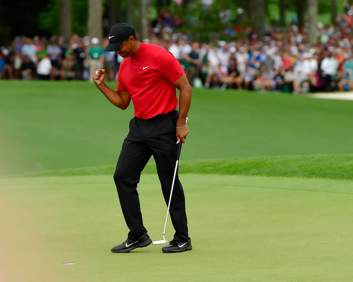 Tiger Woods Nike blade collar