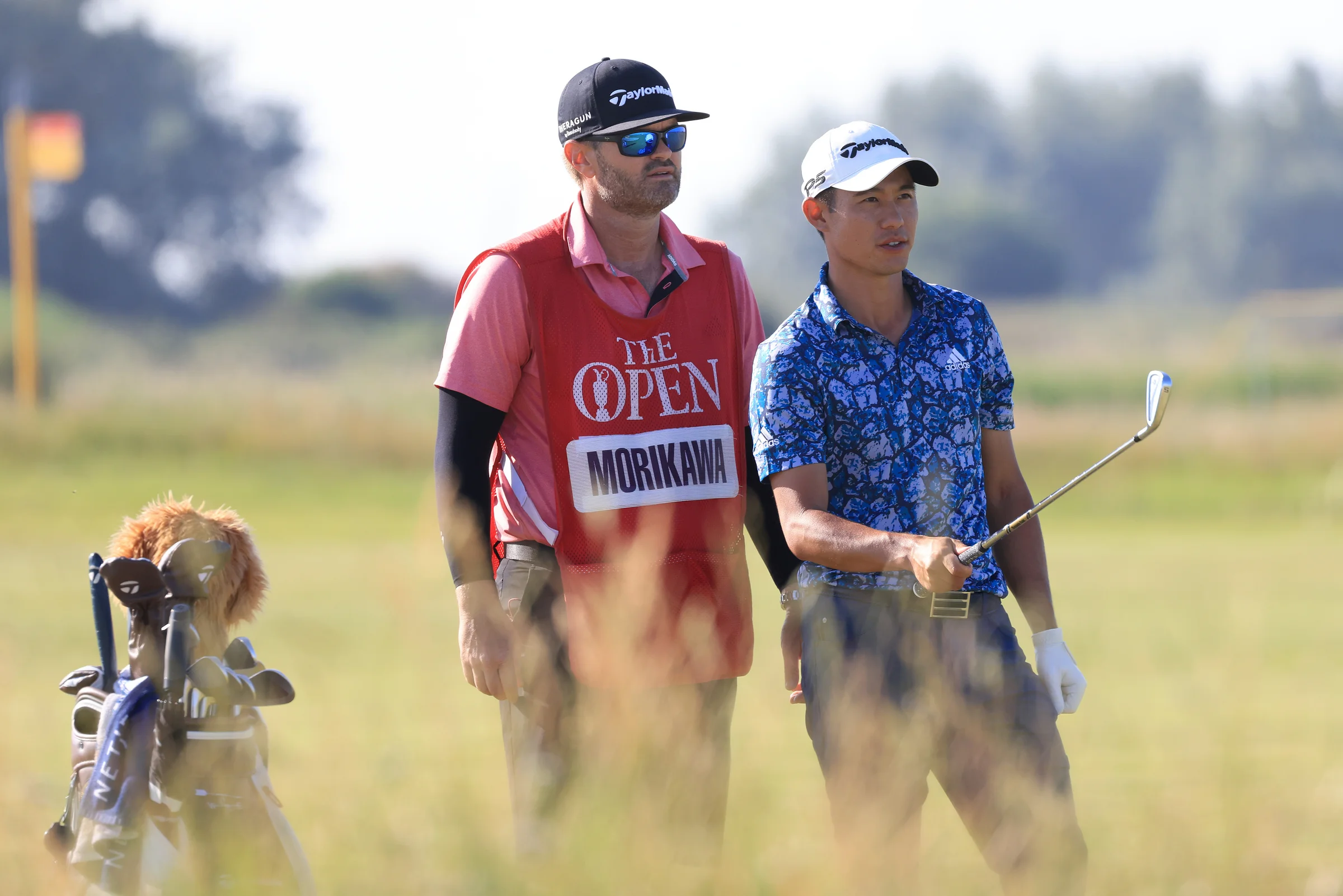Collin Morikawa and caddie Jonathan Jakovac