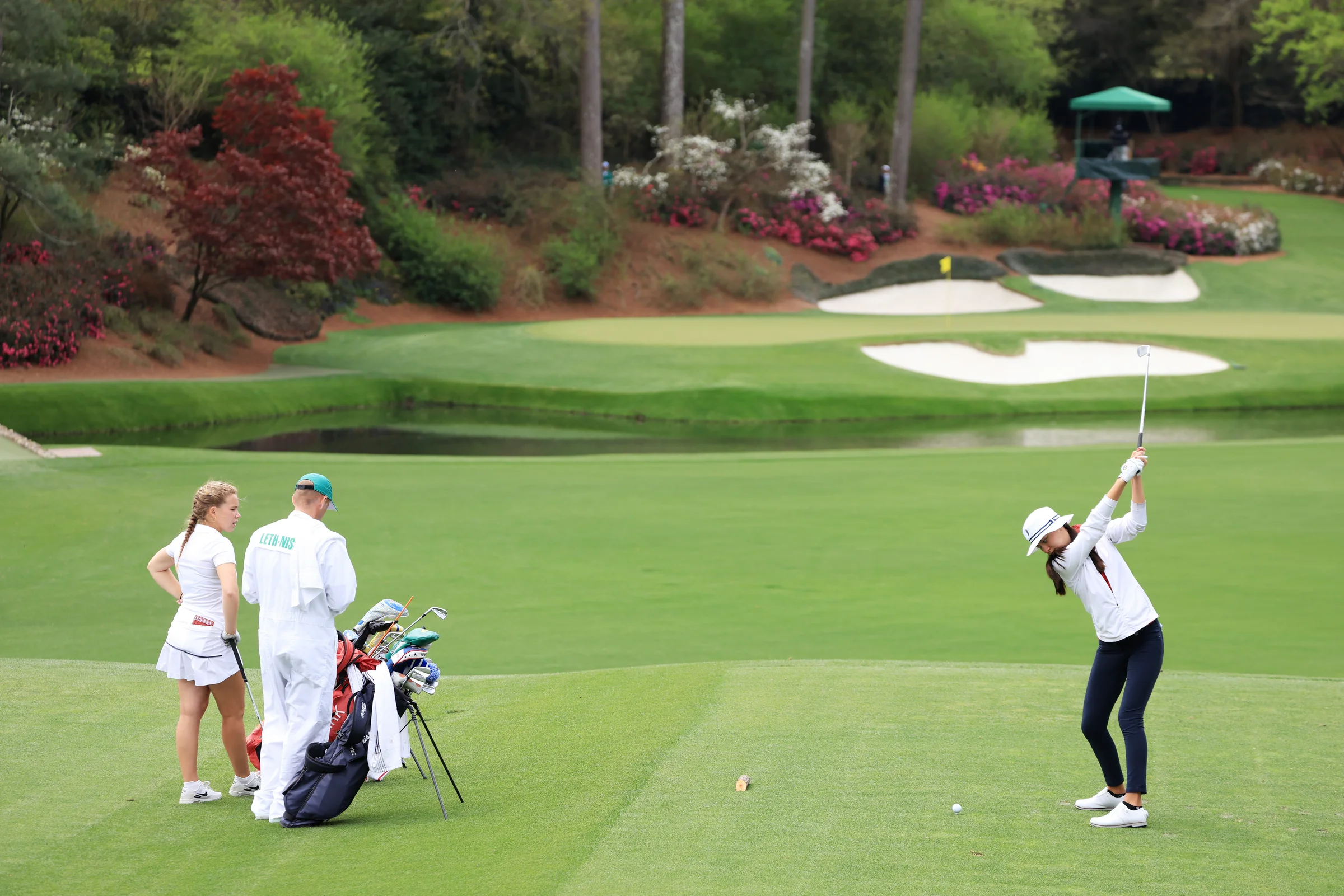 Anna Davis at the 2022 Augusta National Women's Amateur