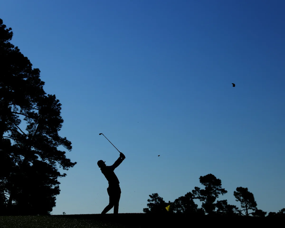 Erik van Rooyen silhouette at Masters