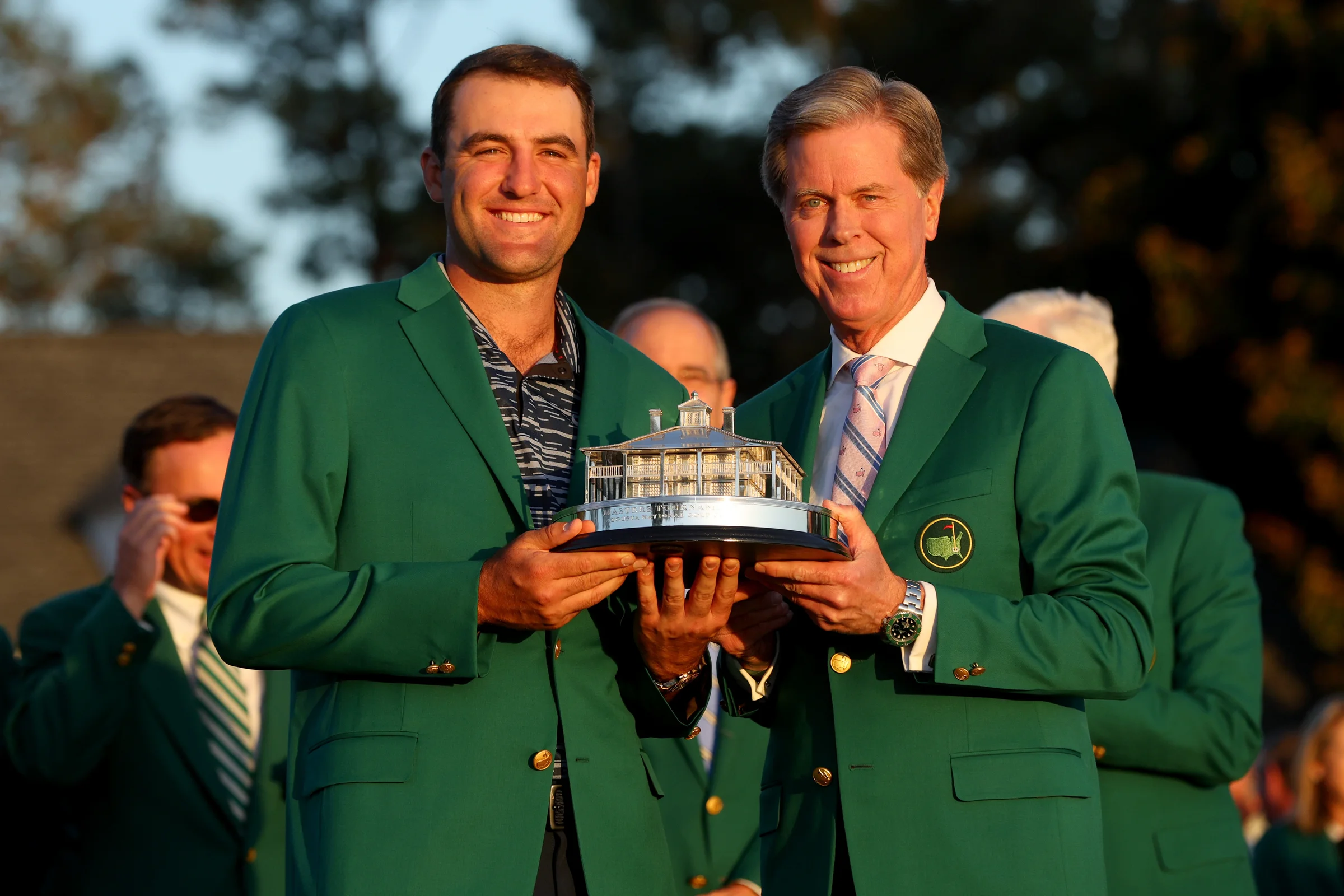 Scotty Scheffler and the Masters trophy