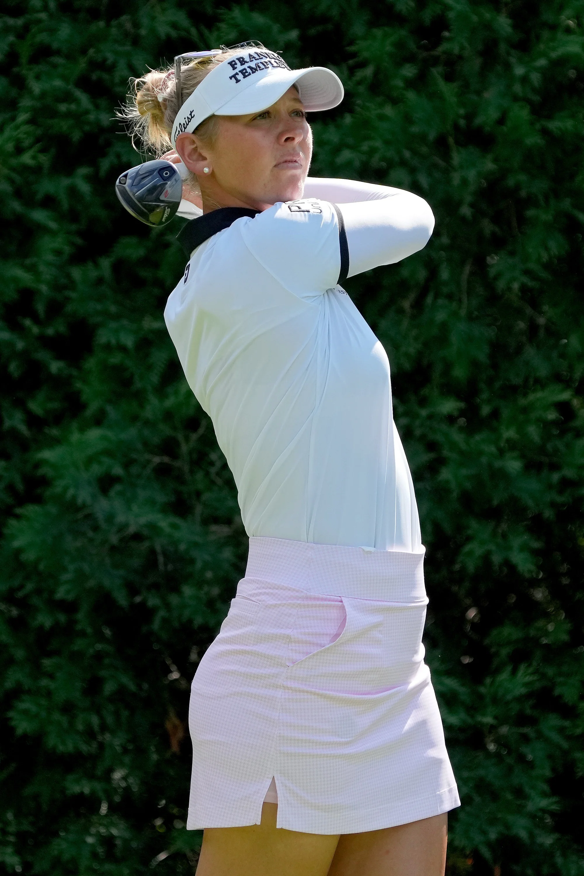 Jessica Korda plays in a 2021 tournament