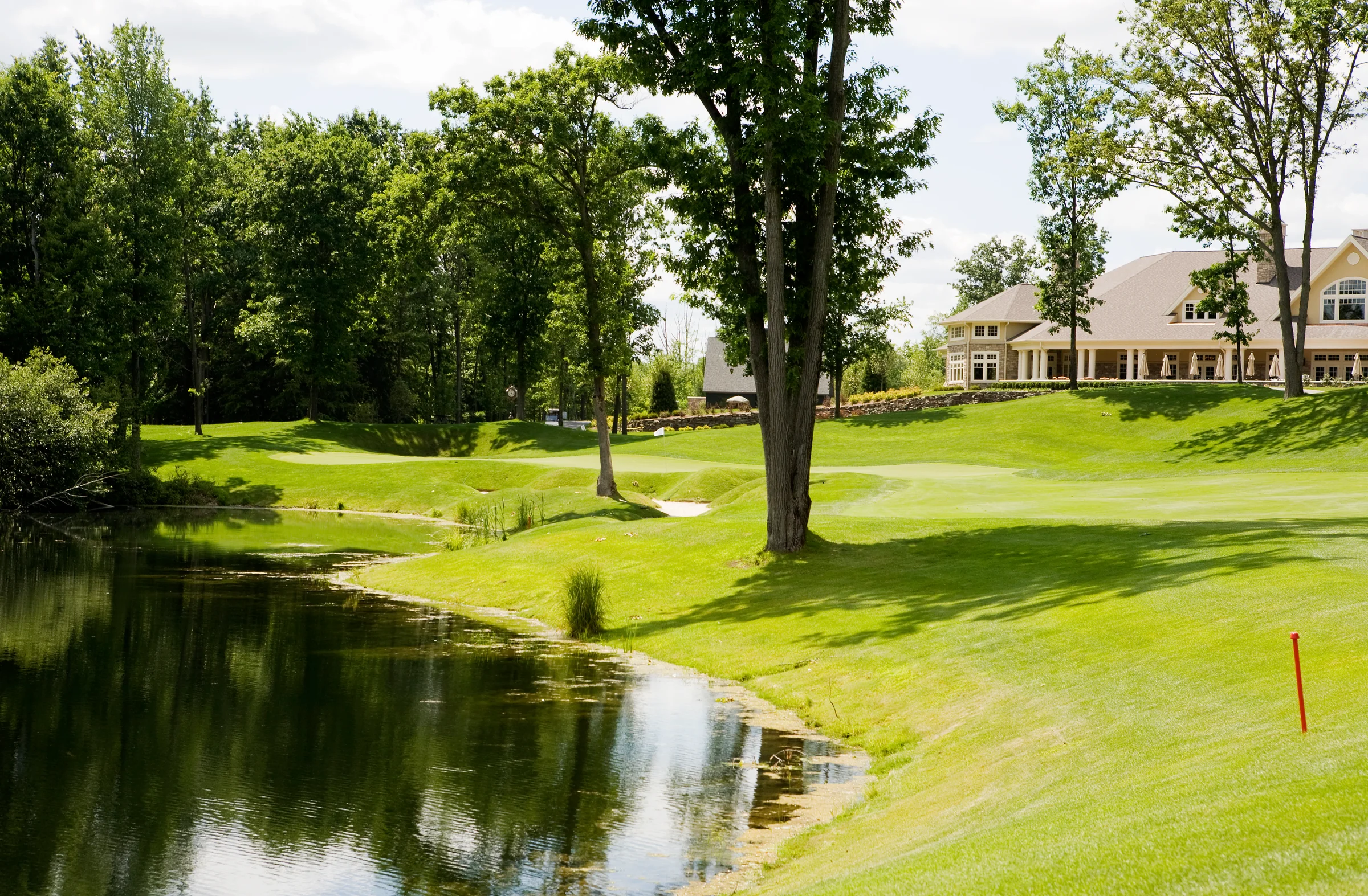 The finishing hole at Tullymore GC