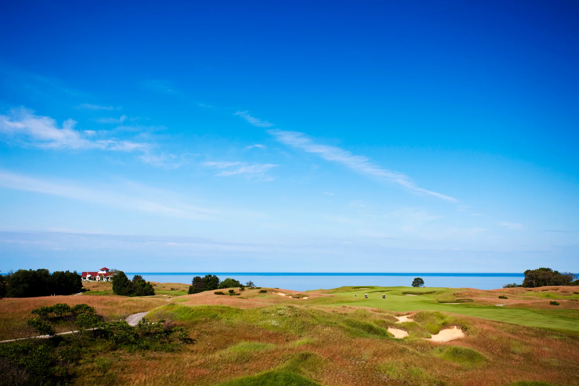 Arcadia Bluffs golf course in Michigan