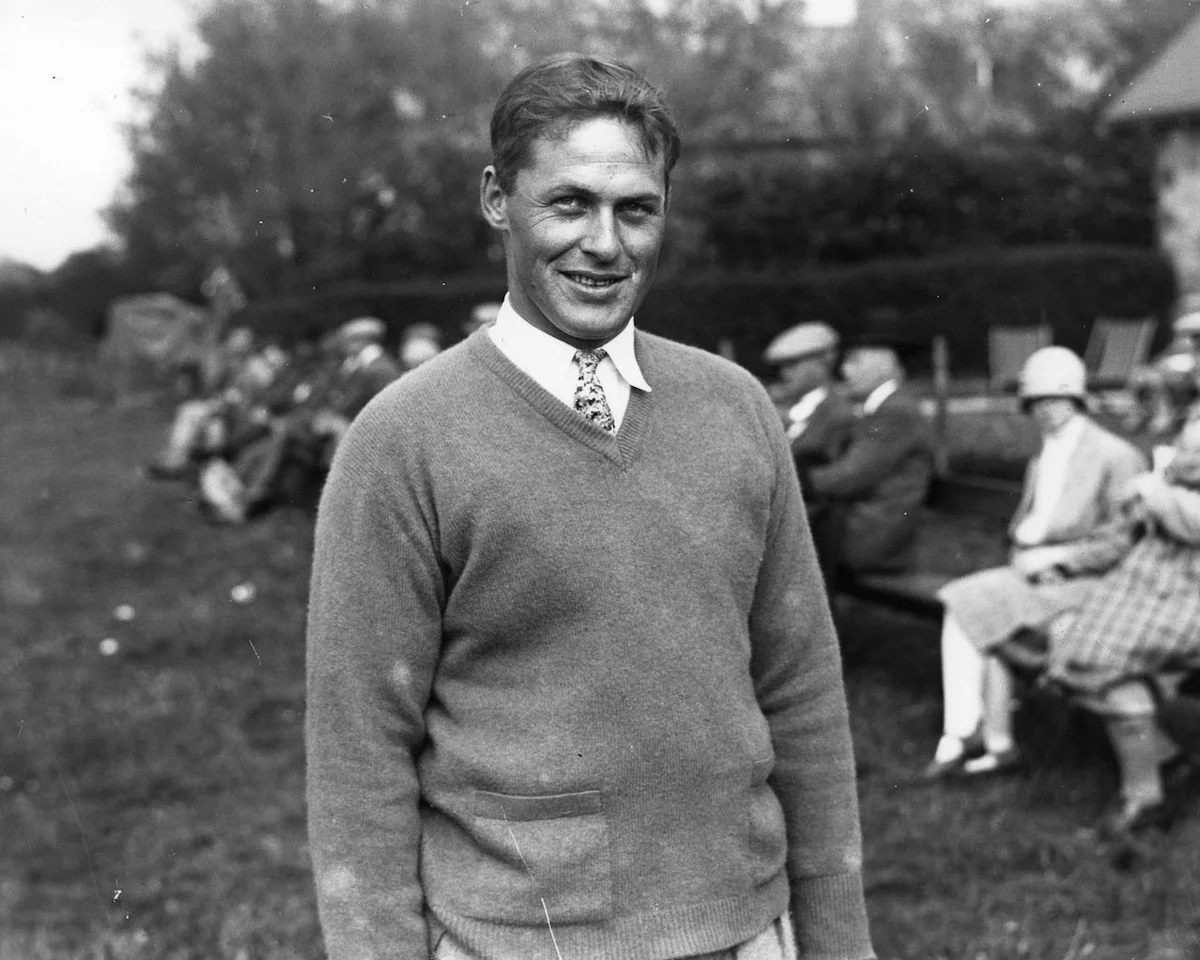 Bobby Jones portrait black and white