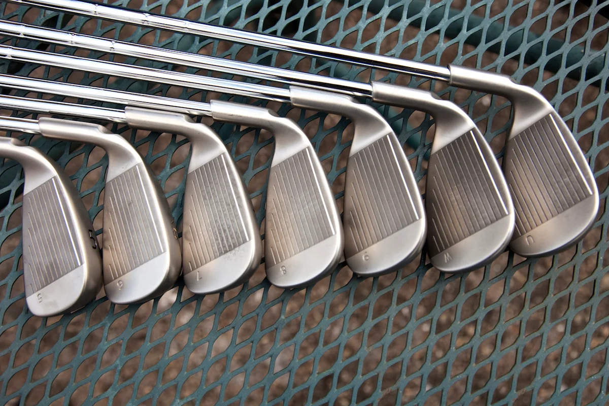 set of golf clubs