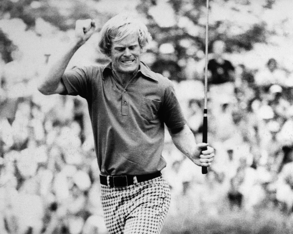Johnny Miller celebrates 1973 U.S. Open