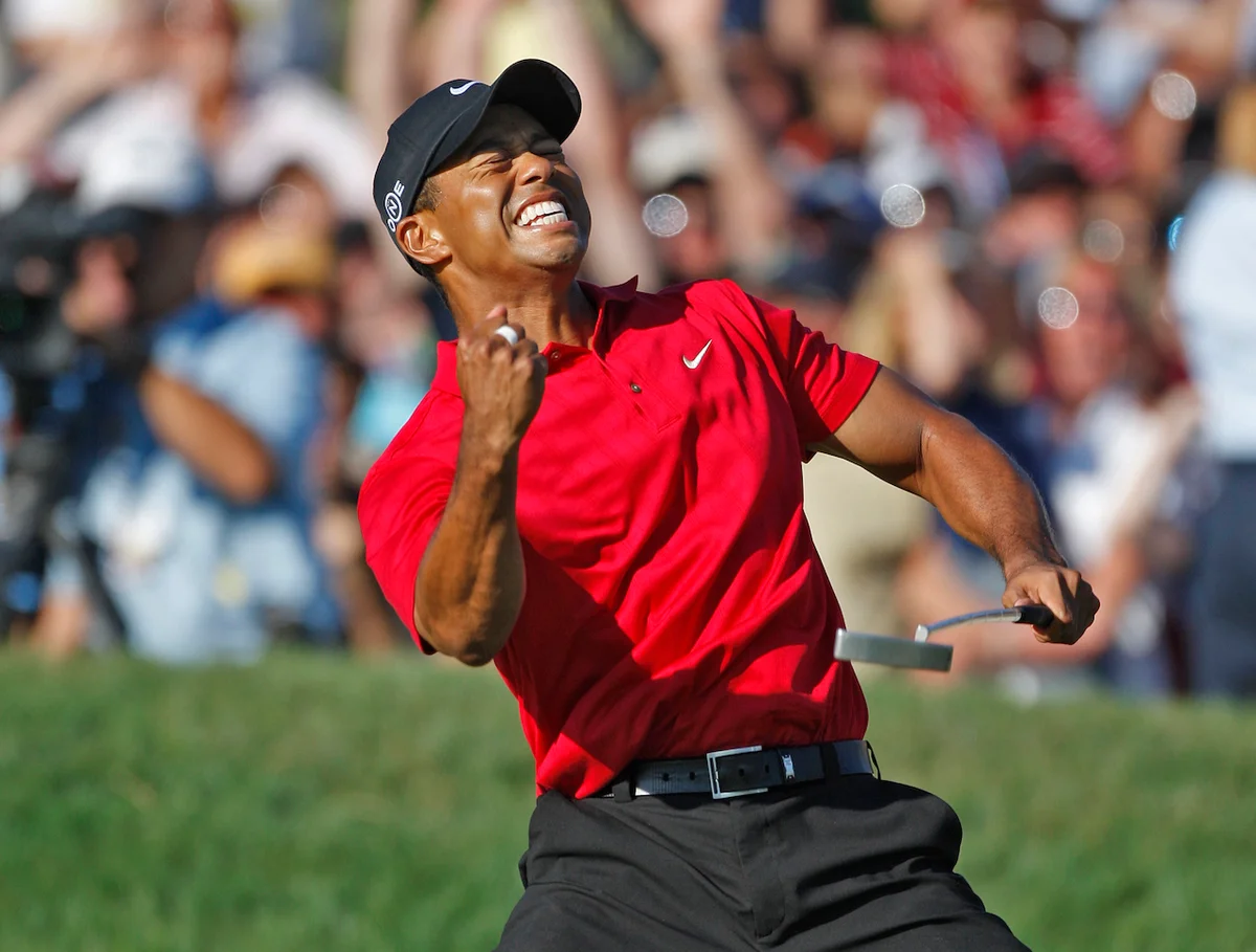 Tiger Woods at 2008 U.S. Open