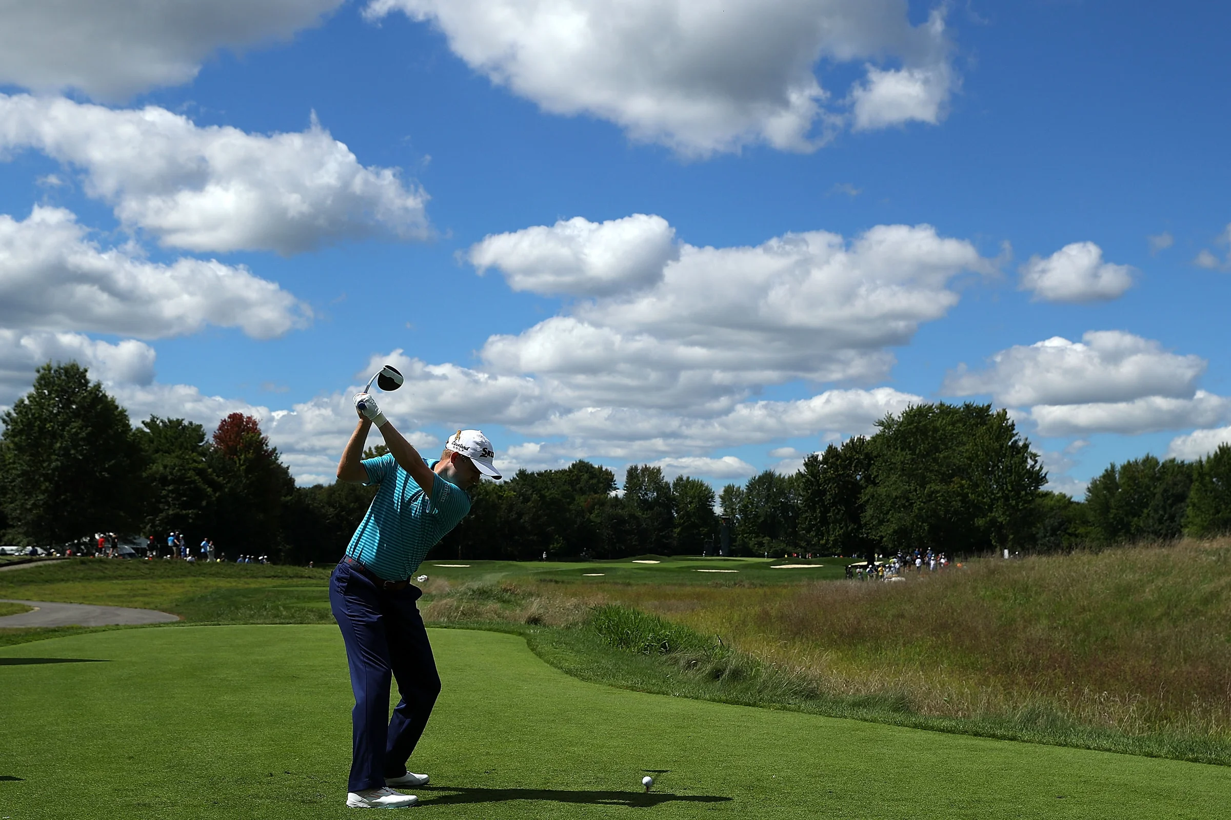 The risk-reward 4th hole at Dye's Crooked Stick